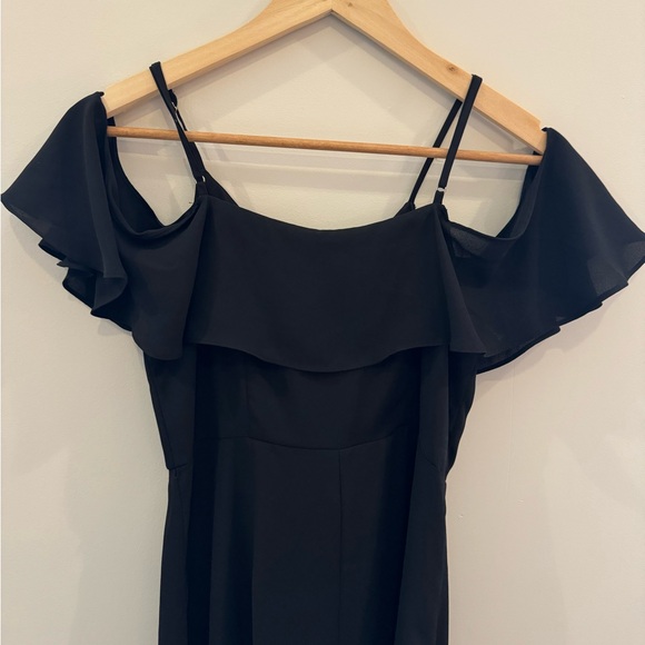 Forever 21 Black Wrap Off the Shoulder Dress - Picture 7 of 9